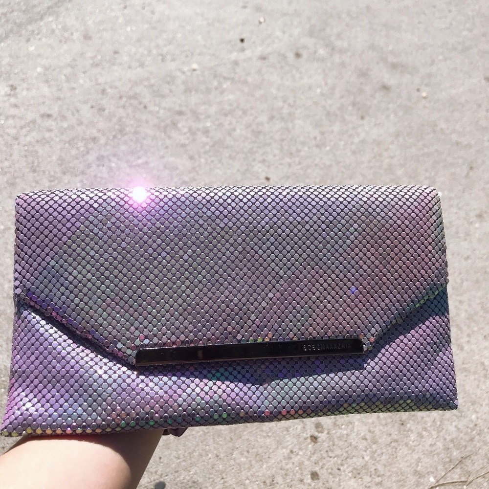 Bcbg sequined crossbody bag